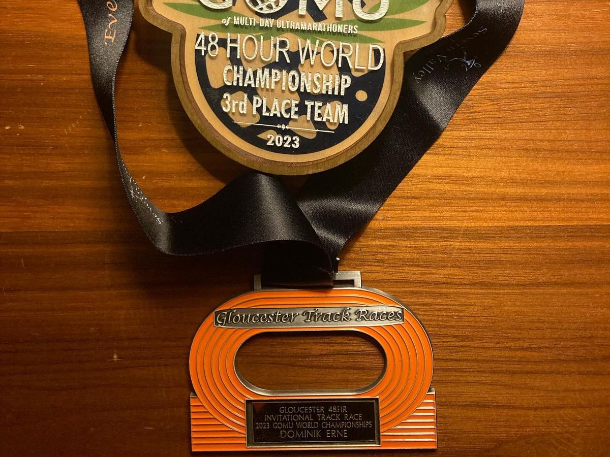 The 48 Hour World Championship team bronze trophy